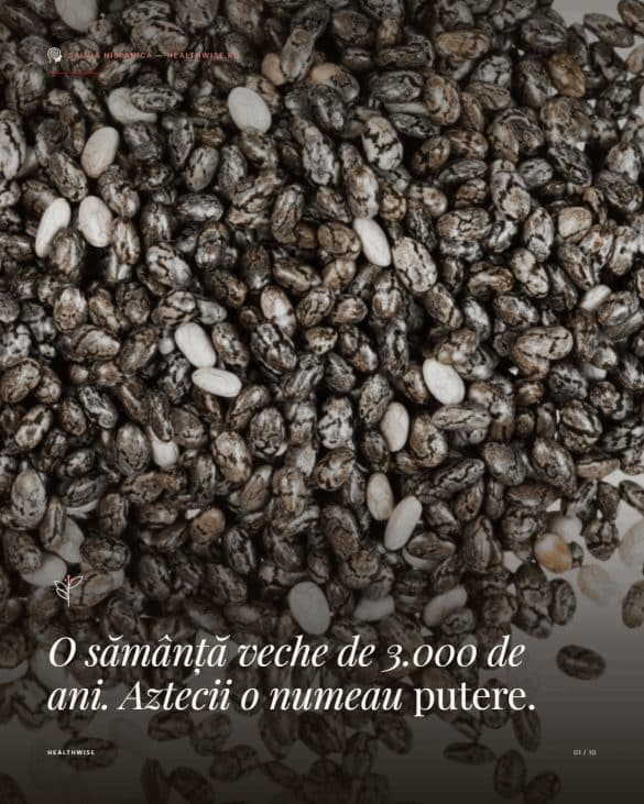 Semințele de chia — Biologie, mecanisme și limitări