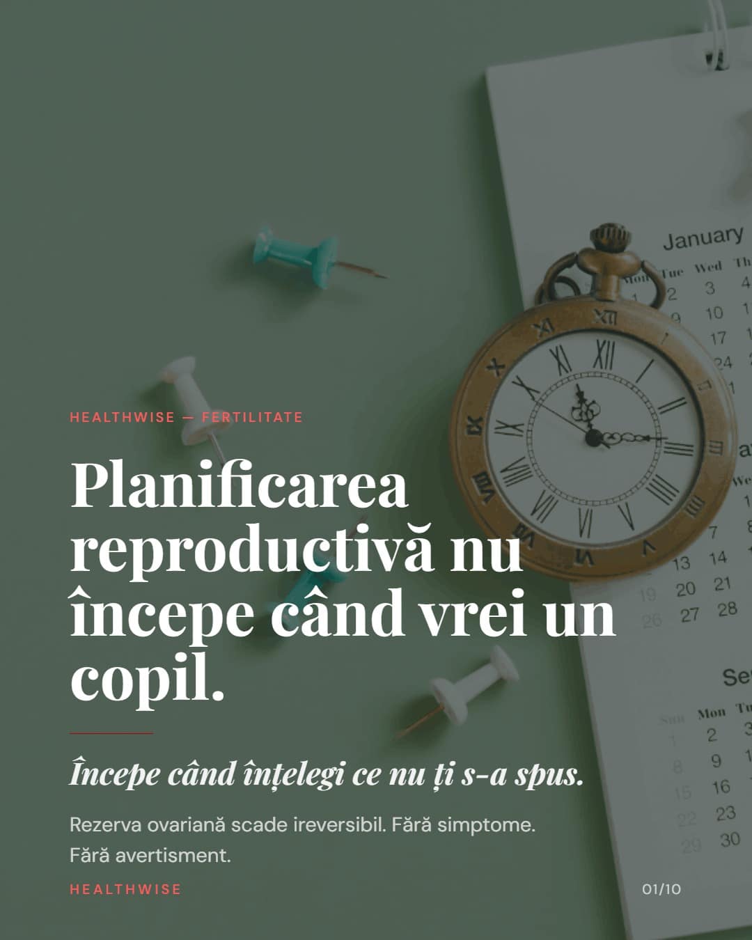 Planificare reproductiva informata — Carousel vizual Healthwise