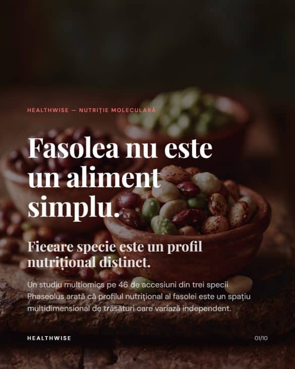 Fasolea: un spațiu multidimensional de trăsături nutriționale, nu un simplu aliment proteic — material vizual Healthwise