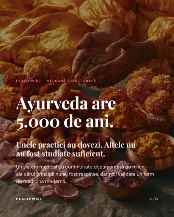 Ayurveda — practici cu dovezi și practici nestudiate. Ghid pentru lectură critică