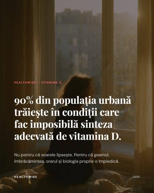 Vitamina D și deficitul urban — Factori de blocaj, grupe de risc și arhitectură
