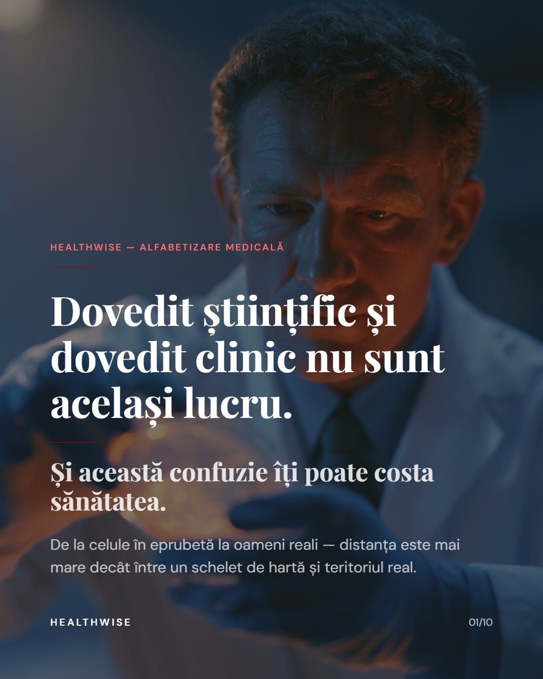 Ierarhia dovezilor biomedicale: cum citești un studiu înainte de a-l crede — material vizual Healthwise