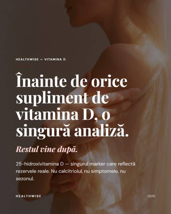 Vitamina D — Plan în 4 pași pentru optimizare bazată pe analiză