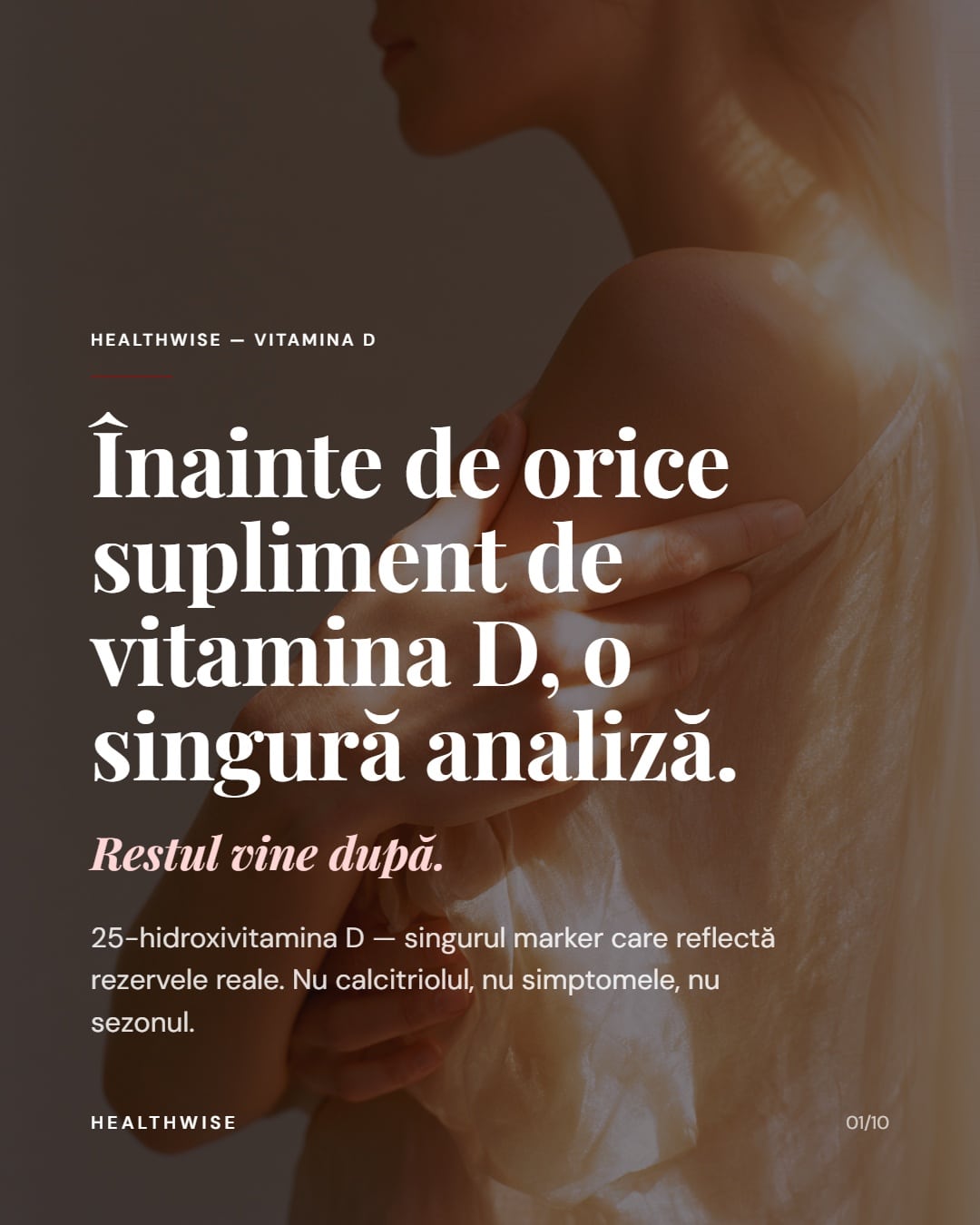 Vitamina D — Plan în 4 pași pentru optimizare bazată pe analiză