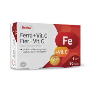 Dr. Max Fier + Vitamina C, 90 comprimate filmate