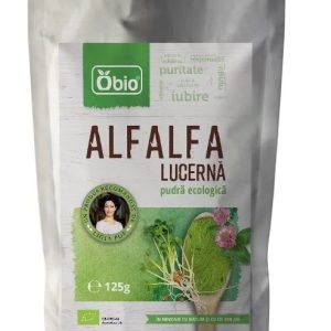 Alfalfa (lucerna) pudra bio 125g Obio