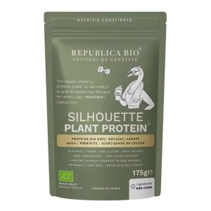 Silhouette Plant Protein, pudra functionala ecologica, FARA GLUTEN, 175g, Republica BIO