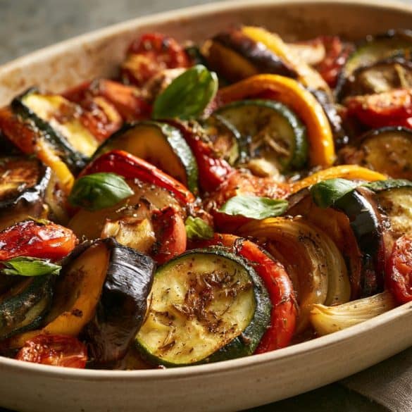 Ratatouille la cuptor cu ierburi provensale