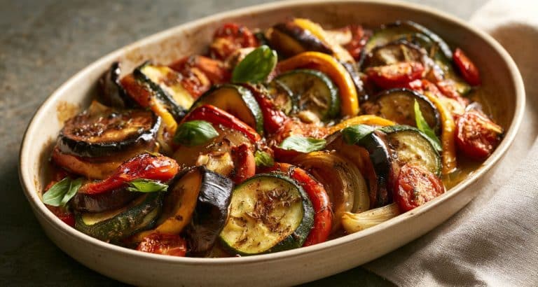 Ratatouille la cuptor cu ierburi provensale