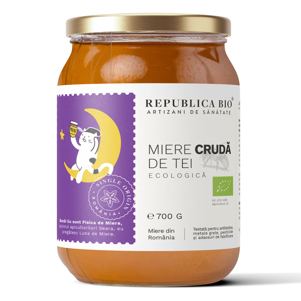 Miere de Tei ecologica cruda Republica BIO, 700 g - Default